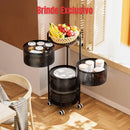 Batedeira Elétrica Multiuso ChefMax Inox 6 Velocidades + BRINDE: Fruteira Giratória 4 Andares