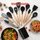 Kit Liquidificador Multiuso Profissional 15 Velocidades Com 2 Jarras de Vidro + 2 BRINDES: Kit Utensílios 12 peças + Porta Tempero